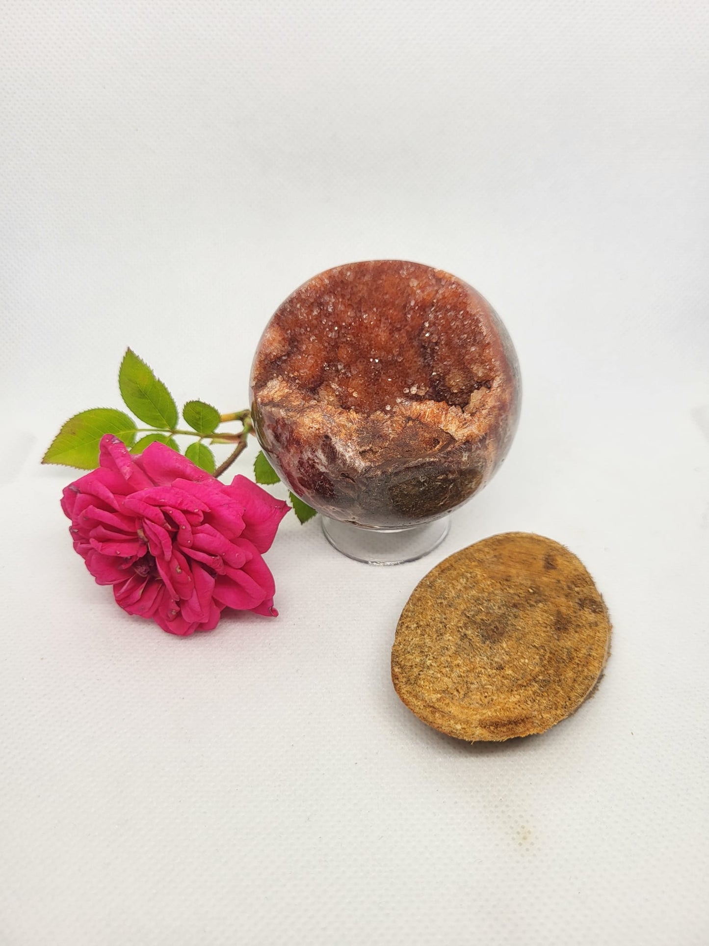 Red Druzy Sphalerit